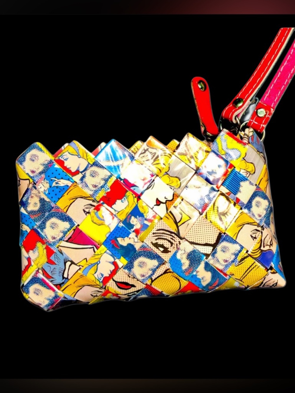 Nahum Oillio Comic Book Small Wristlet Wallet